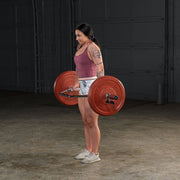 Body-Solid Olympic Shrug Bar Exercise 1