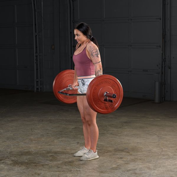 Body-Solid Olympic Shrug Bar Exercise 1