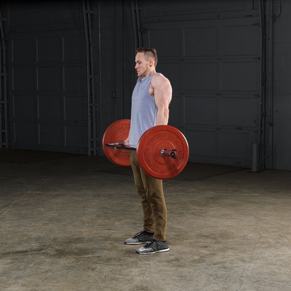 Body-Solid Olympic Shrug Bar Exercise 2