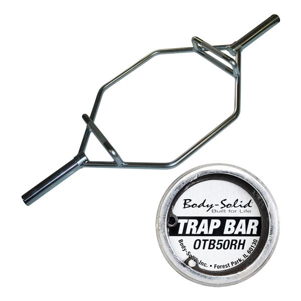 Body-Solid Olympic Shrug Bar (Raised Handles) 3D View