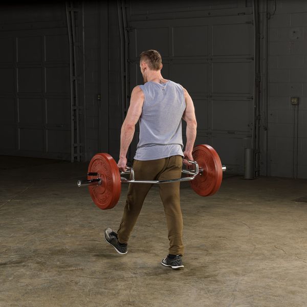 Body-Solid Olympic Shrug Bar (Raised Handles) Exercise 5