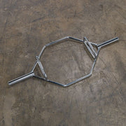 Body-Solid Olympic Shrug Bar (Raised Handles) Floor