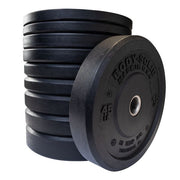 Body-Solid Premium Bumper Plates Side View