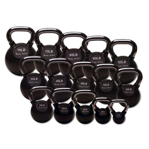 Body-Solid Premium Kettlebells Group 5-75 lbs
