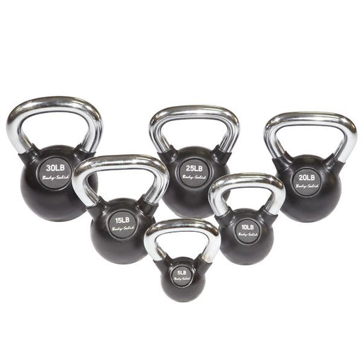 Body-Solid Premium Kettlebells Set Group 5-30 lbs