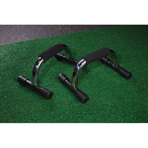 Body-Solid Push Up Bars Front View Top View