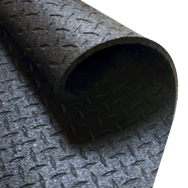 Body-Solid Tools 12 Inch Protective Rubber Flooring Close Up