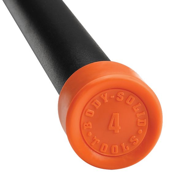 Body-Solid Tools 4lb Fitness Bar (Orange)