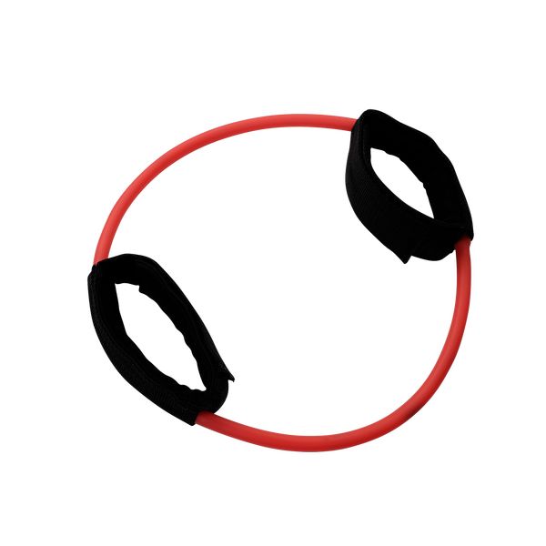 Body-Solid Tools Ankle Cuff Resistance Tubes Medium (Red)