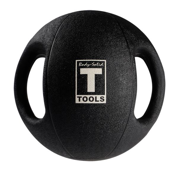 Body-Solid Tools Dual-Grip Medicine Balls Rear View
