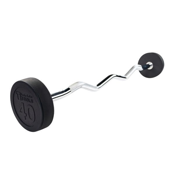 Body-Solid Tools Fixed Weight Ez-Curl Barbells 40 lbs