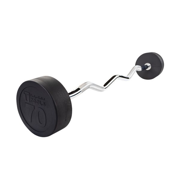 Body-Solid Tools Fixed Weight Ez-Curl Barbells 70 lbs
