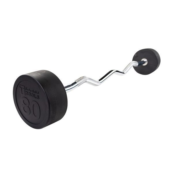 Body-Solid Tools Fixed Weight Ez-Curl Barbells 80 lbs