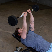 Body-Solid Tools Fixed Weight Ez-Curl Barbells Exercise 4