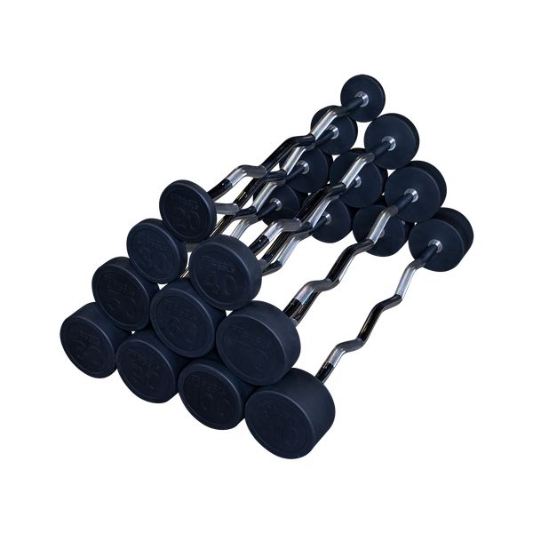 Body-Solid Tools Fixed Weight Ez-Curl Barbells Group