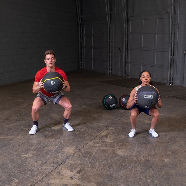 Body-Solid Tools Heavy Rubber Balls Exercise 2