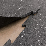 Body-Solid Tools Interlocking Rubber Flooring (Speckled) Edge