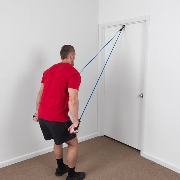 Body-Solid Tools Resistance Tube Door Attachment Exercise 6