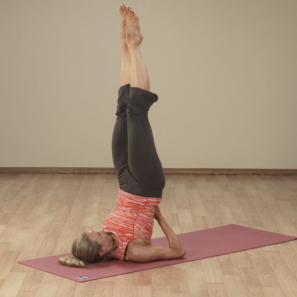 Body-Solid Tools Yoga Mat Red 5mm Exercise 12