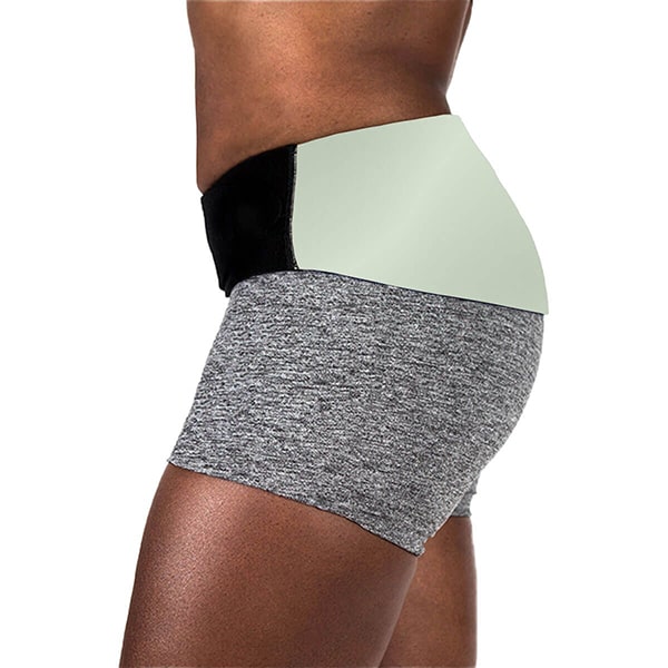 Body Helix Adjustable SI Joint Compression Wrap Silver