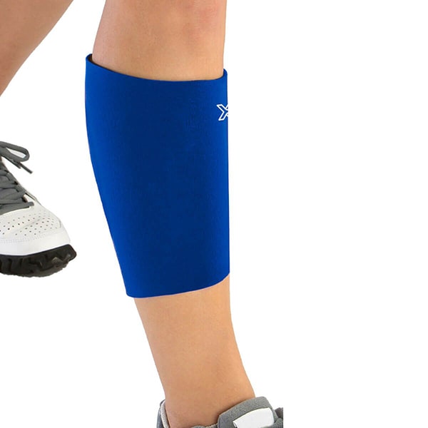 Body Helix Full Calf Compression Sleeve Royal Blue