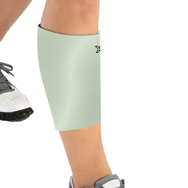 Body Helix Full Calf Compression Sleeve Silver