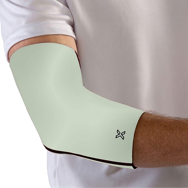Body Helix Full Elbow Compression Sleeve Silver