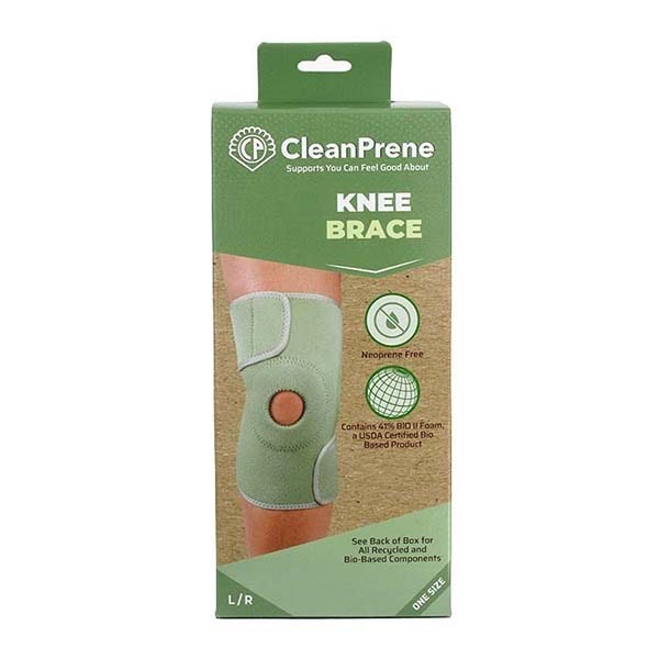 CleanPrene Sustainable Knee Brace Package