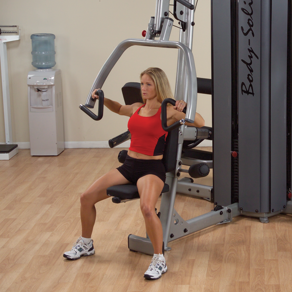 Body Solid Dual Press-Lat Station DGYM NO STACK