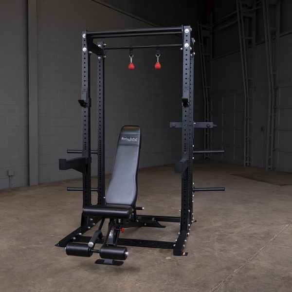 Body Solid Pro Club Line Half Cage Package SPR500BACK + SFID425 + SPRDCB + SR-DIP+ SR-CB