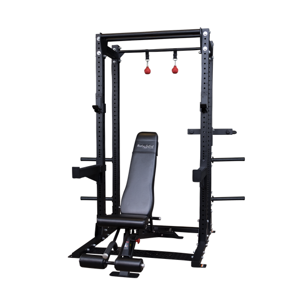 Body Solid Pro Club Line Half Cage Package SPR500BACK + SFID425 + SPRDCB + SR-DIP+ SR-CB