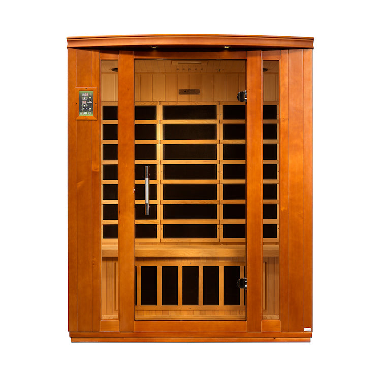 Dynamic Bellagio 3-person Low EMF FAR Infrared Sauna (Canadian Hemlock)