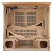 Dynamic Monaco 6-person Ultra Low EMF FAR Infrared Sauna (Canadian Hemlock)