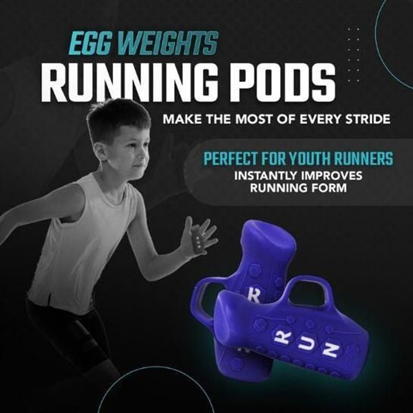 Egg Weights 1.0 Lb Set Youth Running Pods Purple