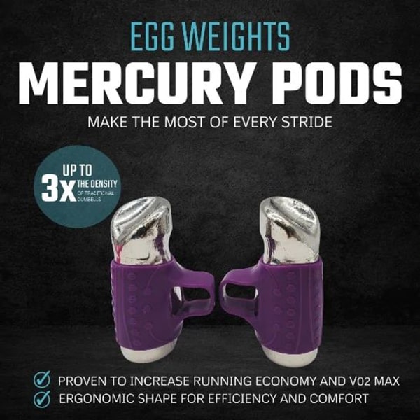Egg Weights 3.5 Lb Set The Mercury Running Pods Purple