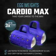Egg Weights 3Lbs Cardio Max With Bag Purple
