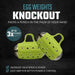 Egg Weights 4Lbs Knockout With Bag Lime Green
