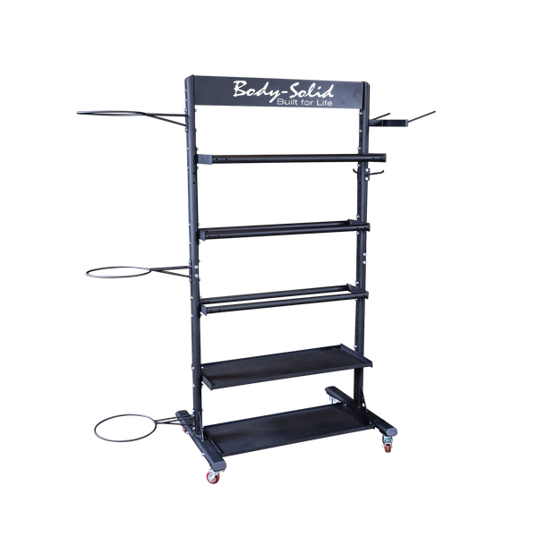 Body Solid Multi Accessory Storage Tower