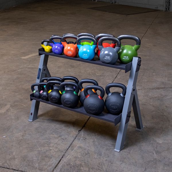Body Solid Dumbbell/Kettlebell Rack