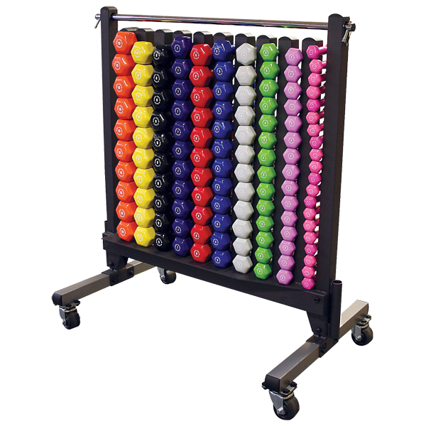 Body Solid Vinyl Dumbell Rack