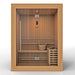 Golden Designs 2 Person Traditional Steam Sauna - Sundsvall Edition With Glass Door