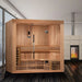Golden Designs 3 Person Traditional Steam Sauna - Copenhagen Edition Living Room