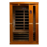 Golden Designs Dynamic 2-person Low EMF FAR Infrared Sauna - Vittoria Edition Front View
