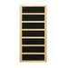 Golden Designs Dynamic 2-person Low EMF FAR Infrared Sauna - Vittoria Edition Wall Panel