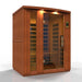 Golden Designs Dynamic 3-person Low EMF FAR Infrared Sauna - Lugano Facing Right