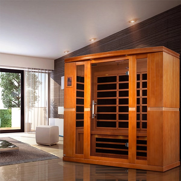 Golden Designs Dynamic 4-person Low EMF FAR Infrared Sauna - Bergamo Edition Living Room
