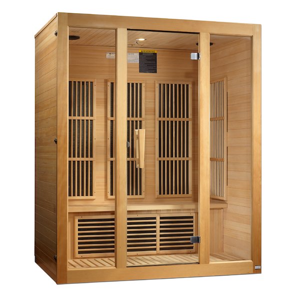Maxxus Bellevue 3-Person Low EMF FAR Infrared Sauna (Canadian Hemlock)