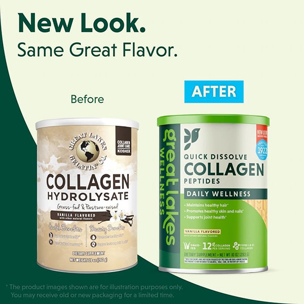Great Lakes Wellness Daily Wellness Collagen New Look Vanilla
