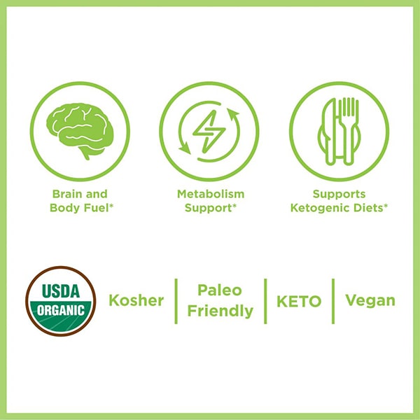 Great Lakes Wellness Organic MCT Oil Dietary Details