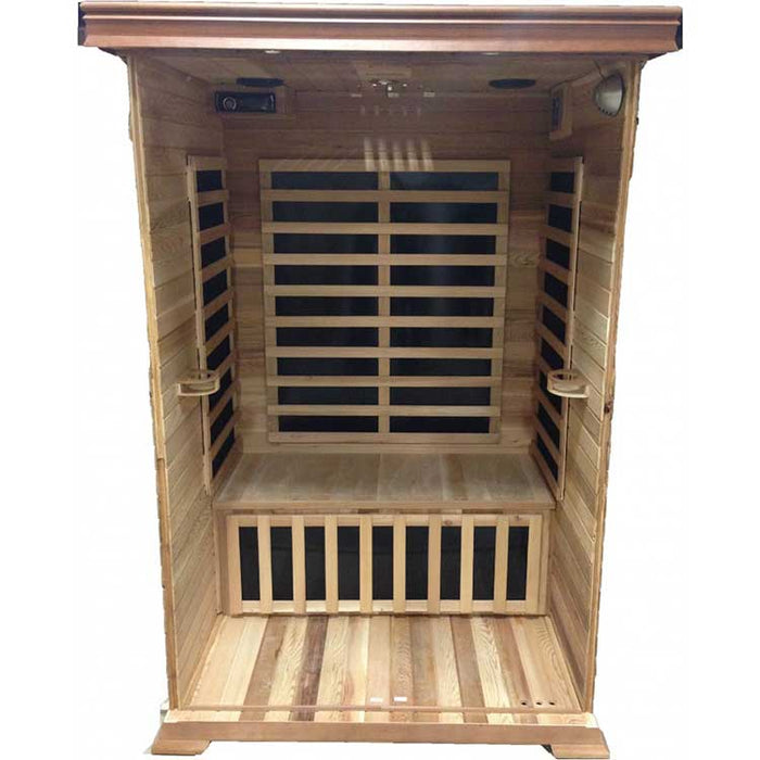 SunRay Sedona 1 Person Cedar Infrared Sauna with Carbon Heaters